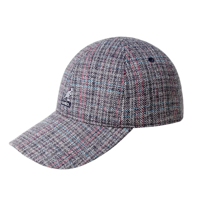 KANGOL HERRINGBONE 細格棒球帽(灰色)