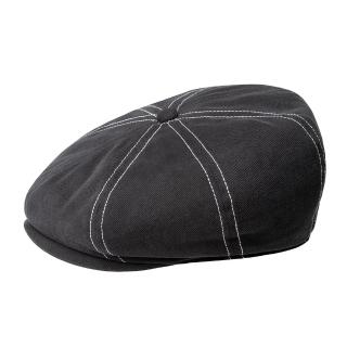 【KANGOL】WASHED ADJ 車線鴨舌帽(黑色)
