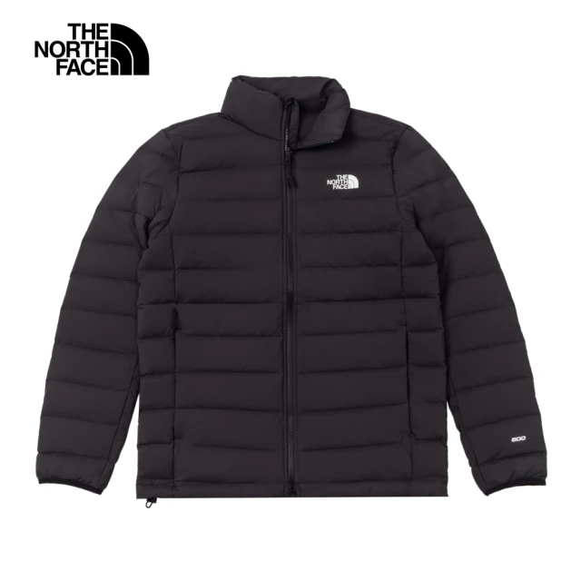 The North Face 北面男款黑色DWR防潑水保暖可打包羽絨外套｜7W7Q4H0(600蓬鬆度)