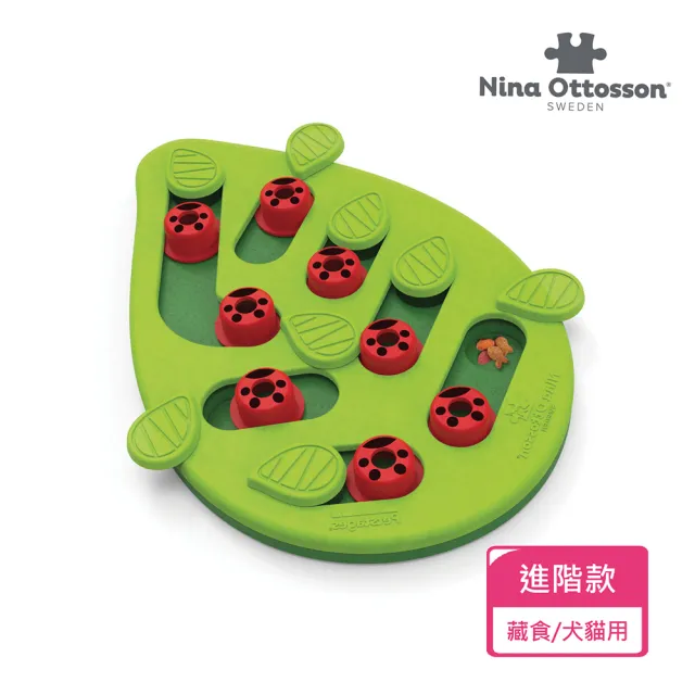 【Nina Ottosson】趣味貓 瓢蟲軌道 貓玩具 進階款 LV.2 益智 藏食 慢食 寵物