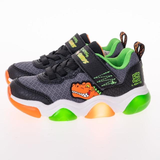 SKECHERS 男嬰童系列 燈鞋 MIGHTY GLOW 2.0 403501NBKOR