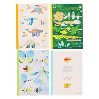 【KOKUYO】插畫家MioKatsuki(8mm橫A5-4入)