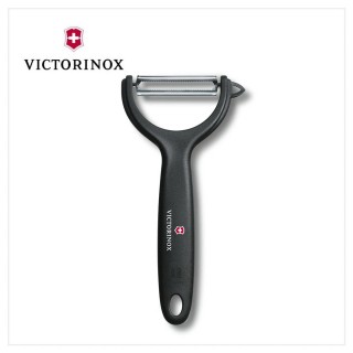 【VICTORINOX 瑞士維氏】削皮器/黑(7.6079)