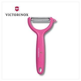 【VICTORINOX 瑞士維氏】削皮器/桃紅(7.6079.5)
