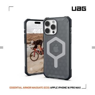 【UAG】iPhone 16 Pro Max 磁吸耐衝擊輕量保護殼-透黑(支援MagSafe無線充電)