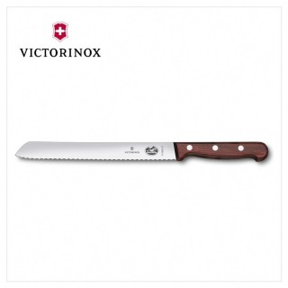 【VICTORINOX 瑞士維氏】麵包刀/楓木/21CM(5.1630.21G)