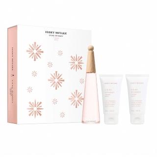 【ISSEY MIYAKE 三宅一生】一生之水牡丹女性淡香水禮盒-淡香水50ml+身體乳50mlx2(平行輸入)