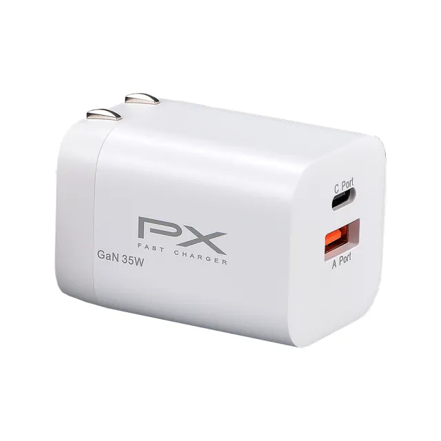 【PX大通-】35瓦快充頭+線 iPhone蘋果氮化鎵GaN充電器充電頭手機 Type C USB(PWC-3511W/B/UCC3-2B)