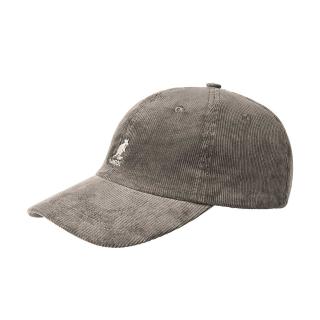 【KANGOL】CORD 燈芯絨棒球帽(灰色)