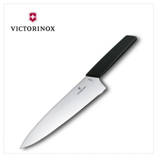 【VICTORINOX 瑞士維氏】Swiss Modern 切肉刀/黑(6.9013.20B)