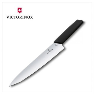 【VICTORINOX 瑞士維氏】Swiss Modern 切肉刀/黑(6.9013.22B)