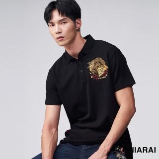 【BLUE WAY】男裝 經典家徽日式鬼頭繡花 短袖 POLO衫 上衣-鬼洗