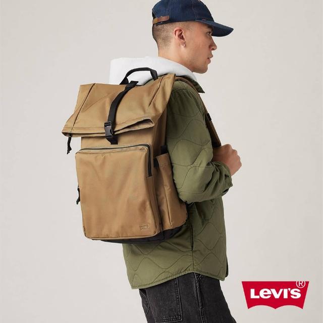 【LEVIS 官方旗艦】功能捲口後背包 人氣新品 000A5-0001