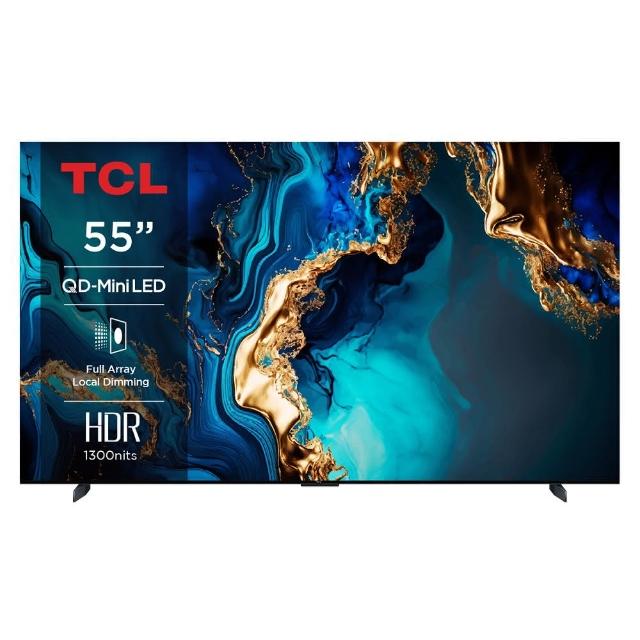 【TCL】55型 4K QD Mini LED 144HZ Google TV 量子智能連網液晶顯示器-基本安裝(55QM8B)