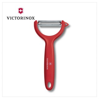 【VICTORINOX 瑞士維氏】削皮器/紅(7.6079.1)