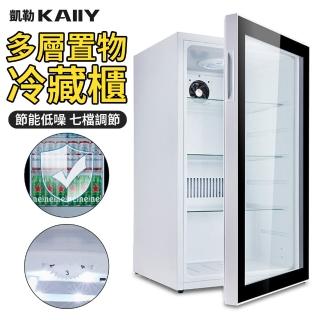 【凱勒】95L飲料櫃 紅酒櫃 保鮮櫃 冷藏櫃 啤酒櫃 冷飲冰箱(強效製冷 溫度可調 隔熱玻璃)