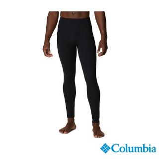 【Columbia 哥倫比亞】男款-極暖快排內著長褲-黑色(UAE90140BK/IF)
