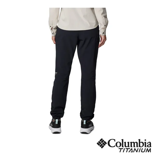 【Columbia 哥倫比亞】女款-超防曬UPF50防潑長褲-黑色(UAK56510BK/IF)