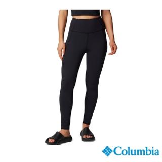 【Columbia 哥倫比亞】女款-快排內著長褲-黑色(UAR78140BK/IF)