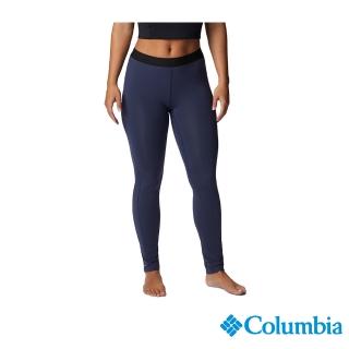 【Columbia 哥倫比亞】女款-保暖快排內著長褲-夜幕藍(UAL81270JG/IF)