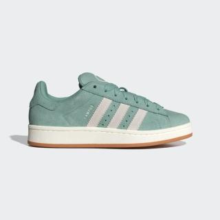 【adidas 愛迪達】休閒鞋 女鞋 運動鞋 三葉草 CAMPUS 00s W 綠 JI1984