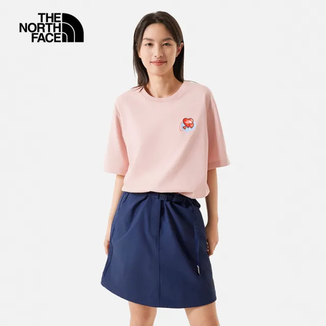 【The North Face 官方旗艦】情侶款首選短Tee-印花款/基本款系列(多款可選)