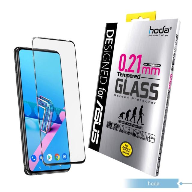 【hoda】ASUS Zenfone 8 Flip / 7 / 7 Pro 2.5D 滿版玻璃保護貼(0.21mm)