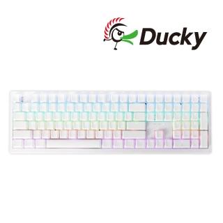 【Ducky】Zero 6108 100%RGB 3模無線機械式鍵盤 Cherry MX2A軸 中文 經典白(茶軸/青軸/紅軸)