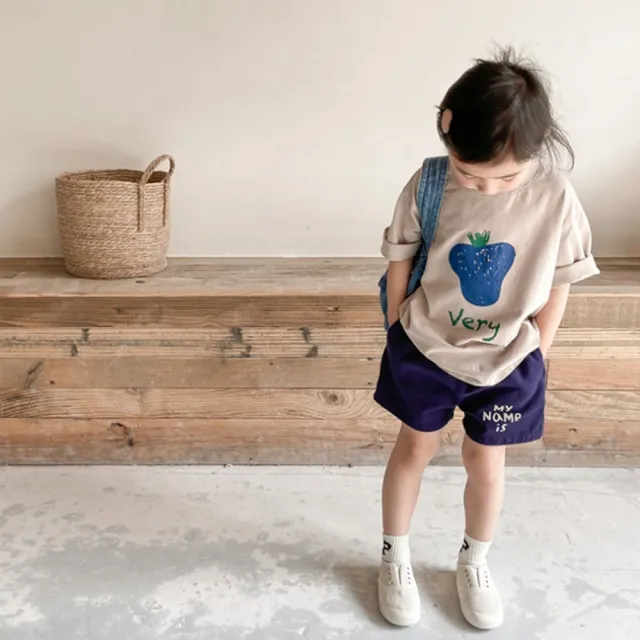 【橘魔法】我的名字休閒短褲(卡其褲 短褲 褲子 男童 女童 中性款 兒童 童裝)