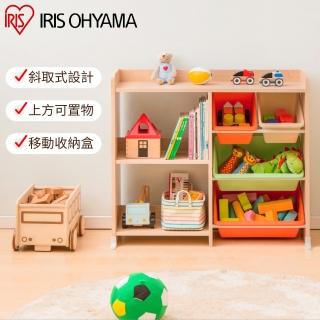 【IRIS】多功能書本收納櫃 HTHR-34(玩具收納/收納架/繪本書櫃/書架/收納櫃/繪本架/置物架)