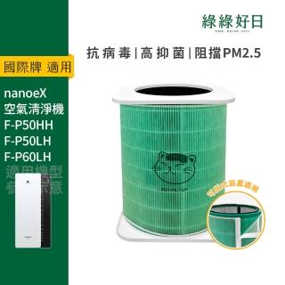 【Have Green Days 綠綠好日】適用 Panasonic國際牌 F-P50HH 50LH 60LH HEPA複合型抗菌濾網