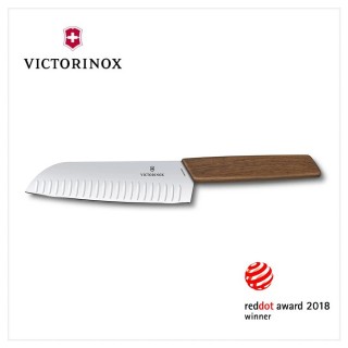 【VICTORINOX 瑞士維氏】三德刀/胡桃木(6.9050.17KG)
