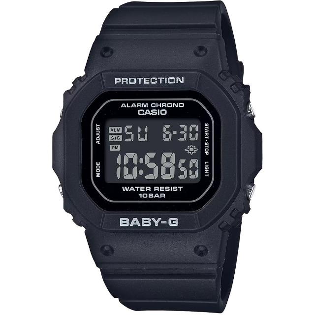 【CASIO 卡西歐】BABY-G 纖薄輕巧電子手錶 情人節 禮物(新版BGD-565U-1/舊版BGD-565-1/速)