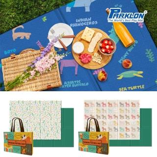 【Parklon】韓國帕龍無毒地墊 - 200x140x1CM 攜帶型單面立體回紋摺疊墊(多款任選)