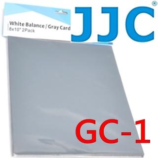 【JJC】二合一18%灰卡+90%反射白平衡卡2片裝GC-1(A4大小約20x25cm 可測光 校正white balance)