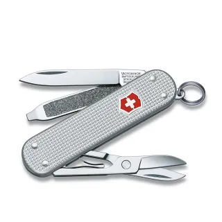 【VICTORINOX 瑞士維氏】5用瑞士刀/銀(0.6221.26)