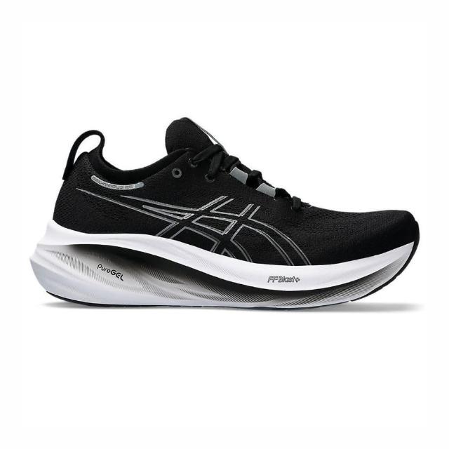 【asics 亞瑟士】GEL-Nimbus 26 4E 男 慢跑鞋 運動 路跑 超寬楦 緩衝 黑灰(1011B796-001)