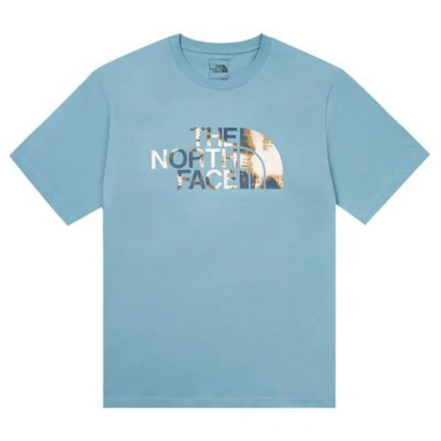 The North Face 北臉 短袖上衣 男款 女款 運動 U DYE HALF DOME RLX TEE 藍 NF0A8AT61OM