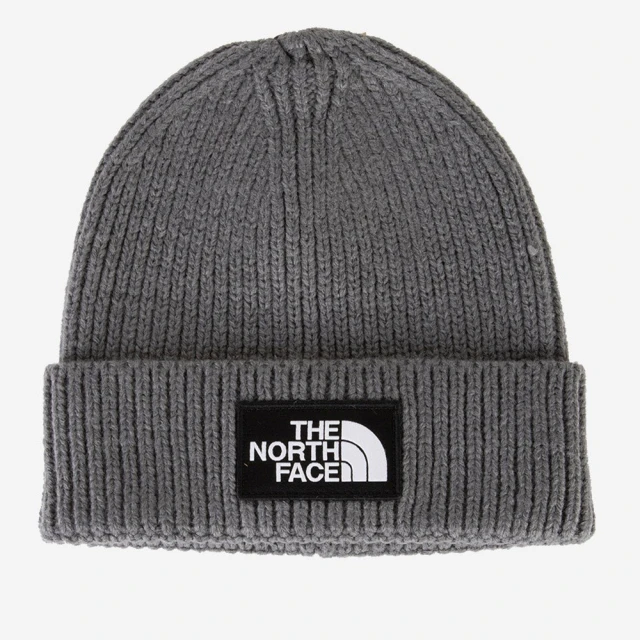 The North Face 北臉 帽子 毛帽 運動帽 保暖 TNF LOGO BOX CUFFED BEANIE 灰 NF0A3FJX92O