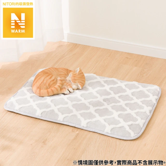 NITORI 宜得利家居 吸濕發熱 寵物用墊 N WARM MR2431 M(吸濕發熱 寵物用墊 寵物 N WARM)