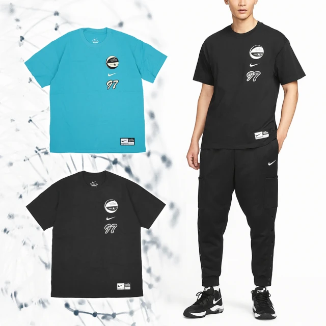 NIKE 耐吉 短袖 Max90 Basketball Tee 男款 落肩 寬鬆 棉質 籃球 短T 單一價(FV8395-345)