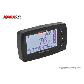 【KOSO】GPS 單圈計時碼表 含GPS天線、速度計時碼表、碼錶(GPS LAP TIMER w/ GPS ANTENNA)