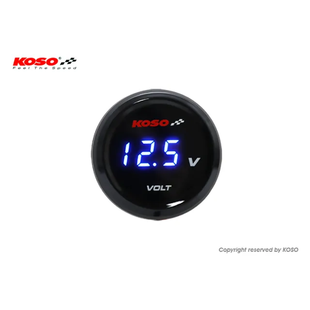 【KOSO】超薄電壓錶、碼錶(電壓表、碼表)