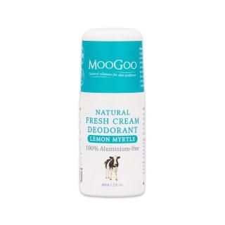 【澳洲MooGoo慕爾果】爽身淨味滾珠式草本體香劑60g/罐(無鋁除臭劑身體清新香露腋下消臭石掩飾酸臭汗味)