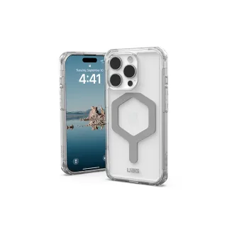 【UAG】iPhone 16 Pro 磁吸耐衝擊全透保護殼-極透明（灰圈）(支援MagSafe無線充電)