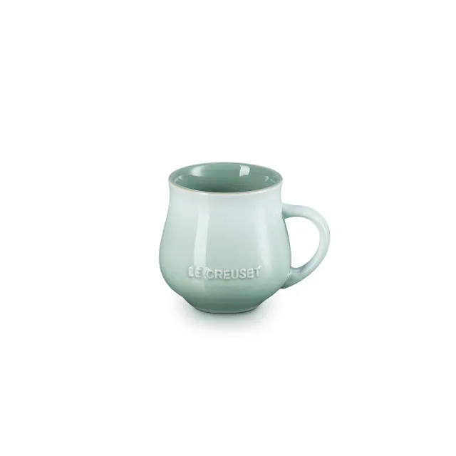 【Le Creuset】瓷器輕荷漫舞系列馬克杯320ml(湖水綠/淡粉紫/貝殼粉 3色選1)