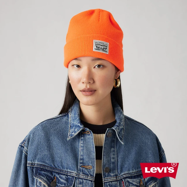 LEVIS 官方旗艦 男女同款 雙馬標針織帽 人氣新品 000MR-0003