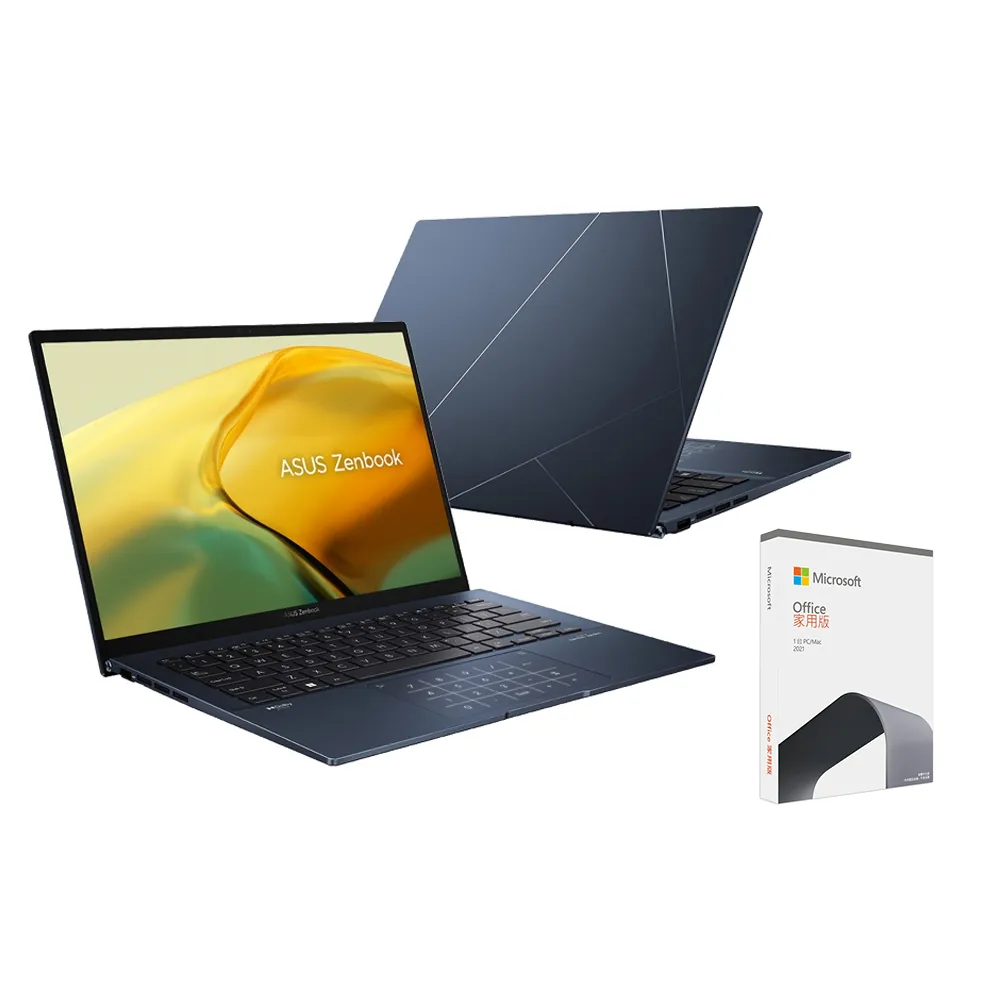 【ASUS】Office 2021組★14吋i7輕薄筆電(ZenBook UX3402VA/i7-13700H/16G/512G SSD/W11/EVO/2.5K)