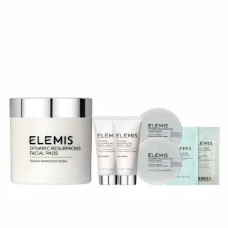 【ELEMIS 愛莉美】煥膚亮顏潔膚片發燒組(煥膚亮顏酵素精華潔膚片60pk 買60送28★潔顏/旅行組★)