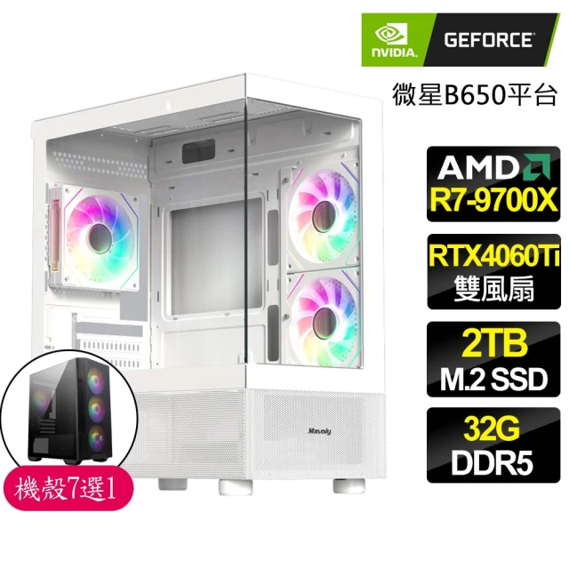 微星平台 R5六核 RTX4060Ti {旗開馬到}海景房電